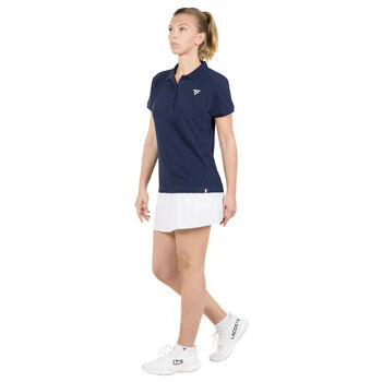 PIQUÉ POLOSHIRT DAMEN MARINE